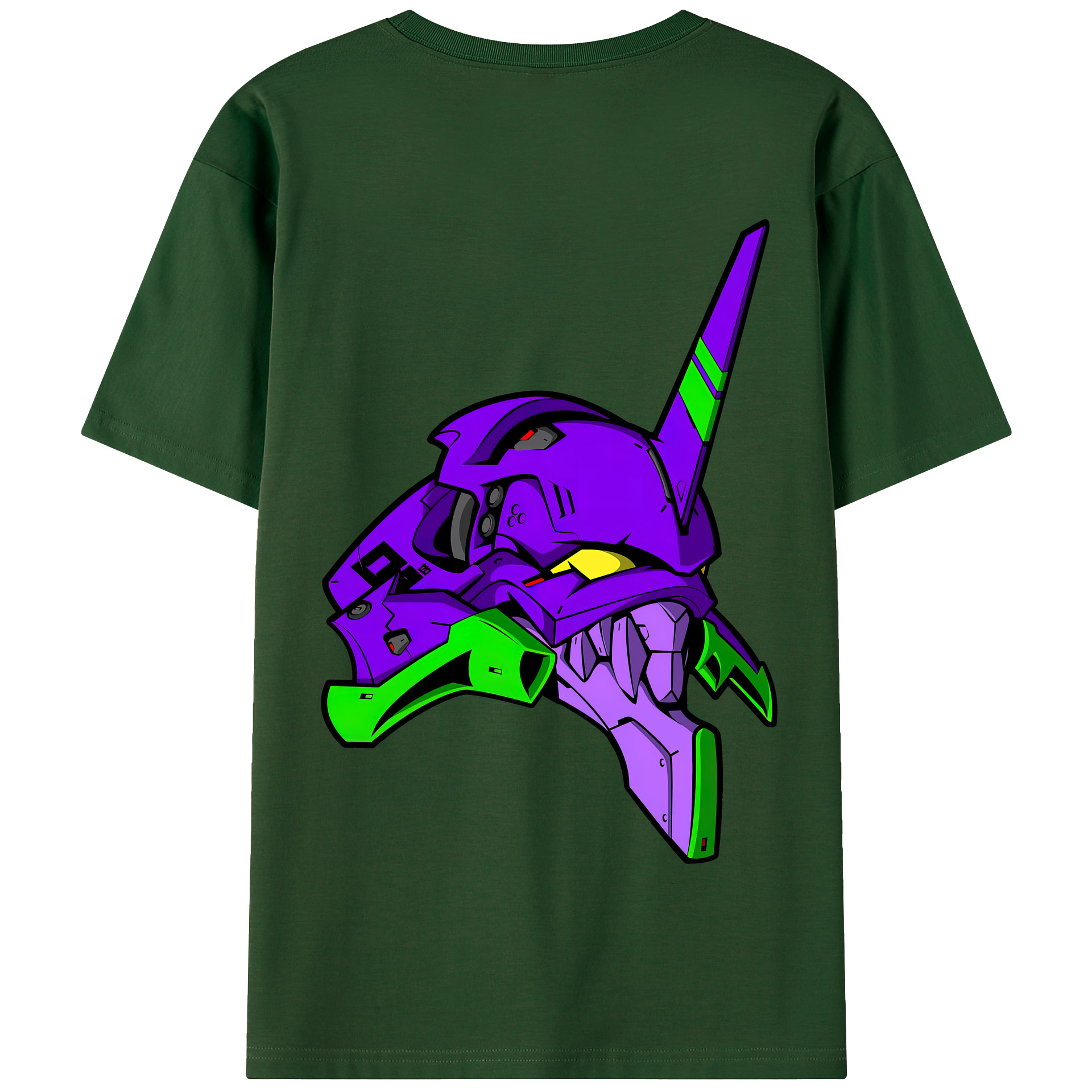 （画像用） EVA 新世紀エヴァンゲリオン 綿100％半袖Tシャツ（背面プリント）